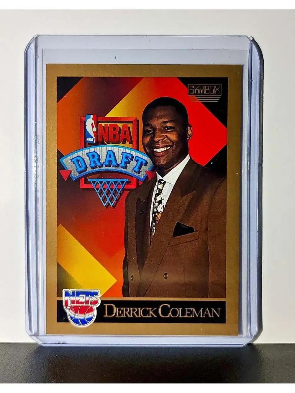 Derrick Coleman 1990 Skybox Draft NBA #362 Card New Jersey Nets